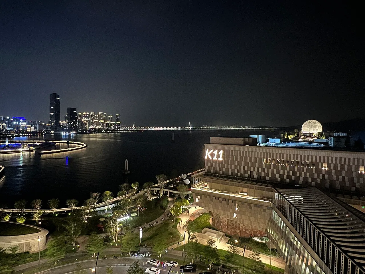 The K11 ECOAST waterfront complex in Shekou, western Shenzhen